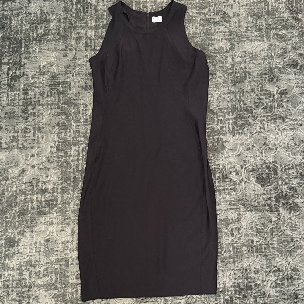 Athleta Black Stellar En Route Midi Dress